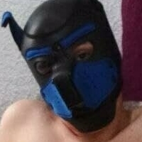 blueandredmask Nude
